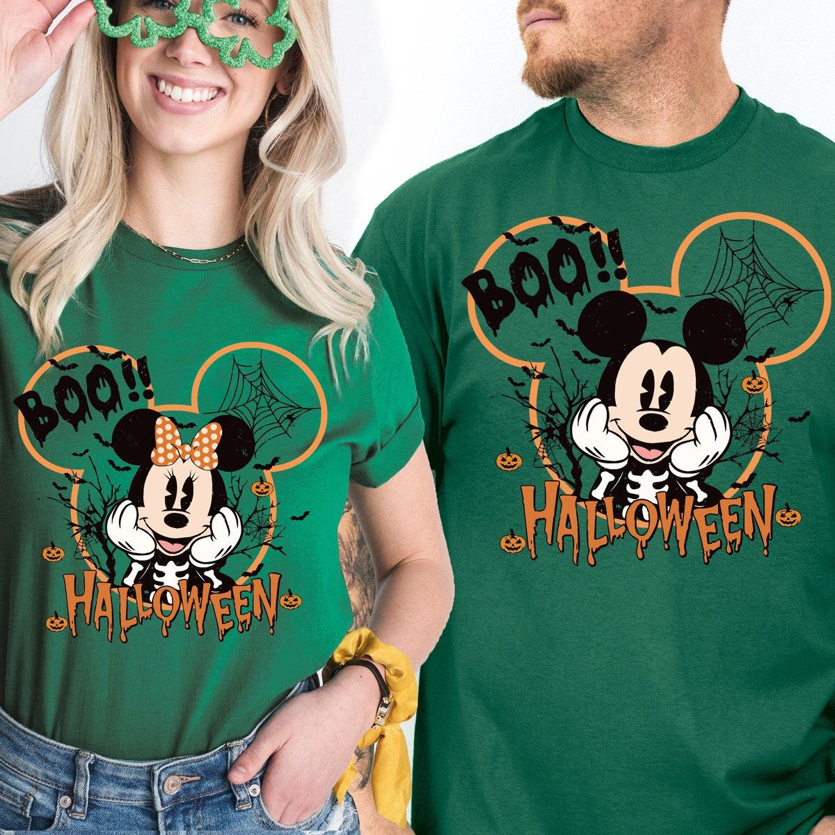 Boo Custom Disney Mickey And Friends Halloween Shirt 2