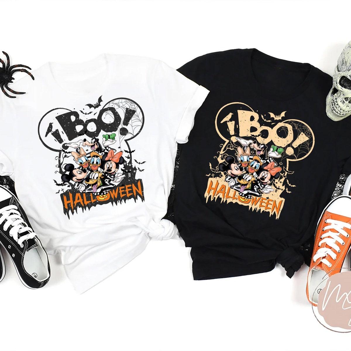 Boo Disney Mickey And Friends Halloween Shirt 1