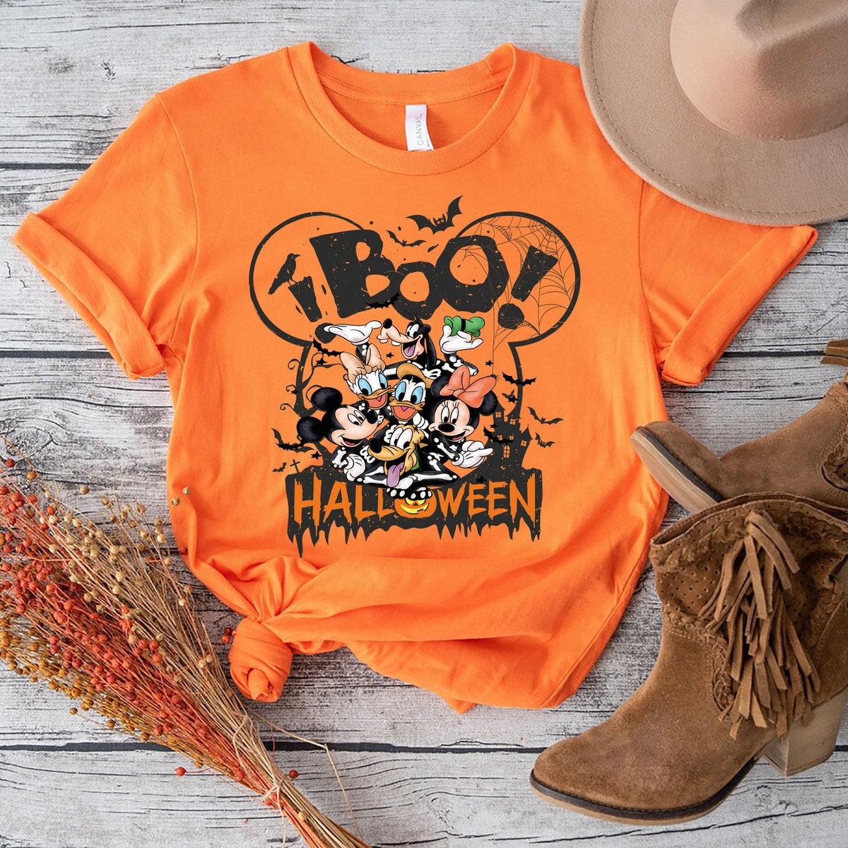 Boo Disney Mickey And Friends Halloween Shirt 2