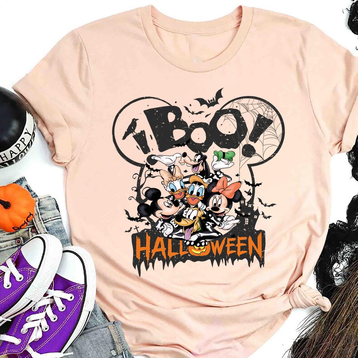 Boo Disney Mickey And Friends Halloween Shirt 4