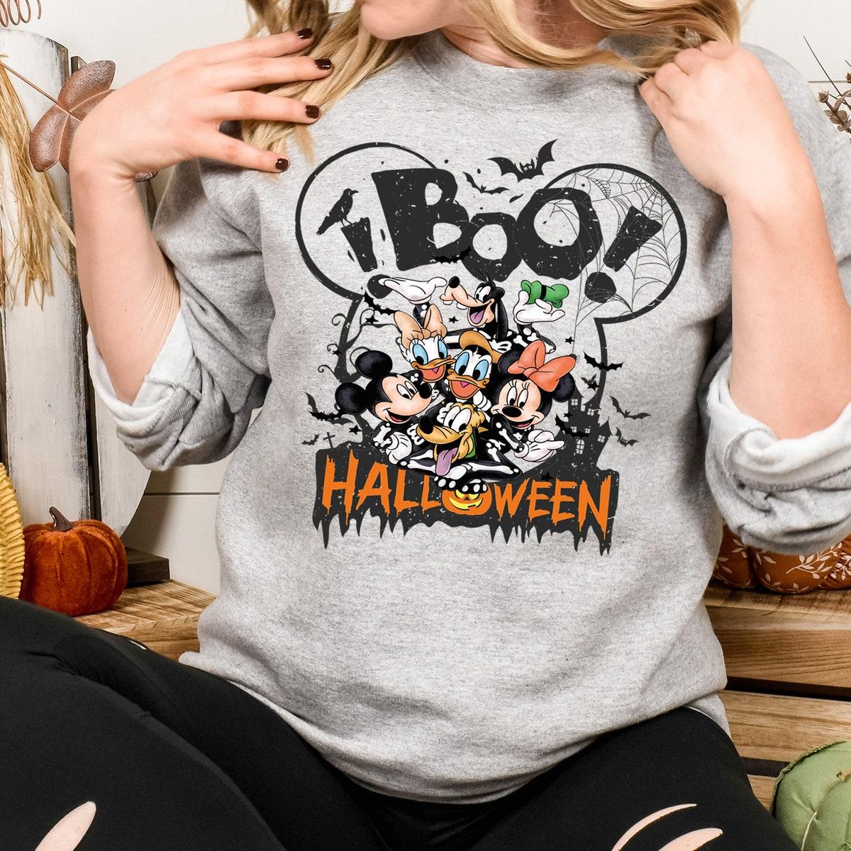 Boo Disney Mickey And Friends Halloween Shirt 5