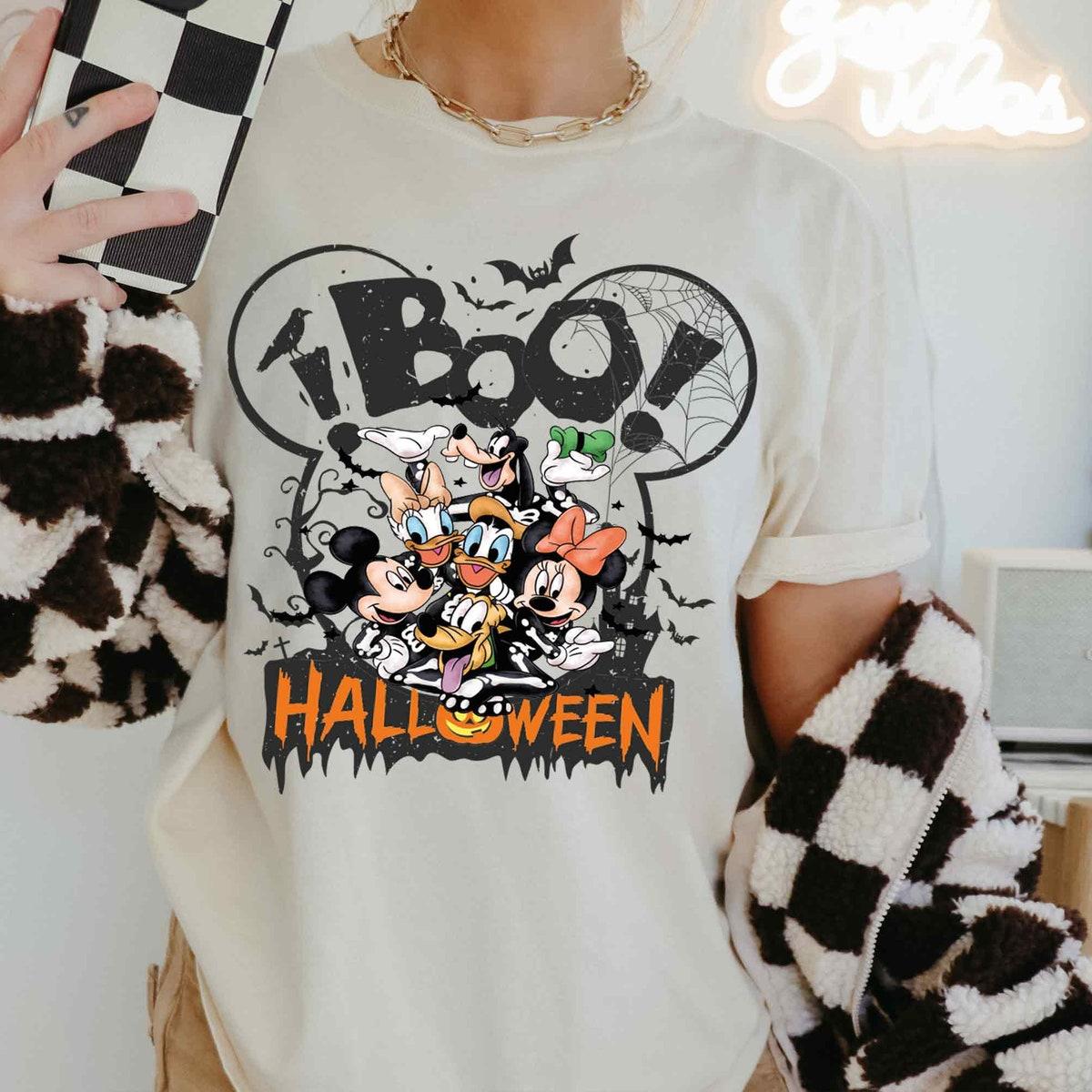 Boo Halloween Mickey Boo Minnie Spooky Shirt 3