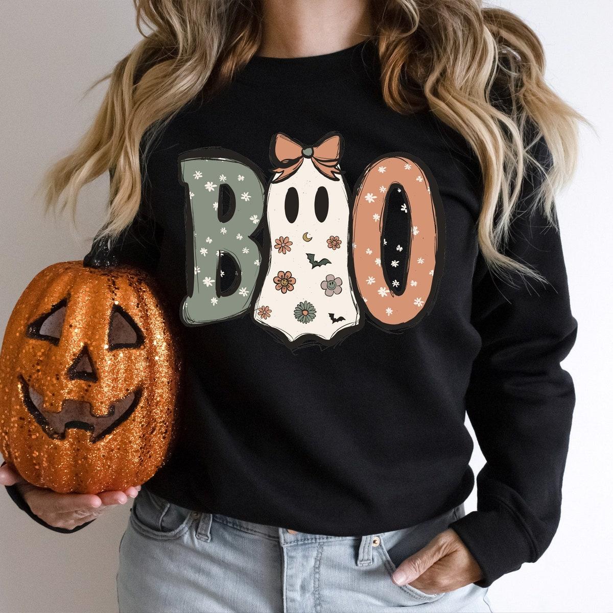 Boo Halloween Vibe Spooky Season Shirt 1