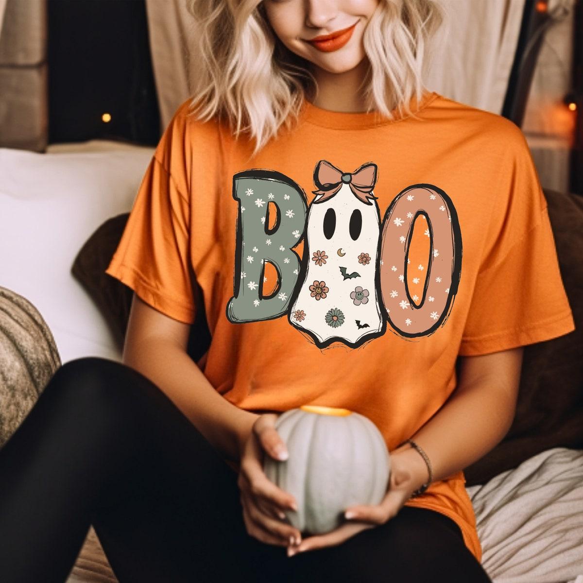 Boo Halloween Vibe Spooky Season Shirt 3