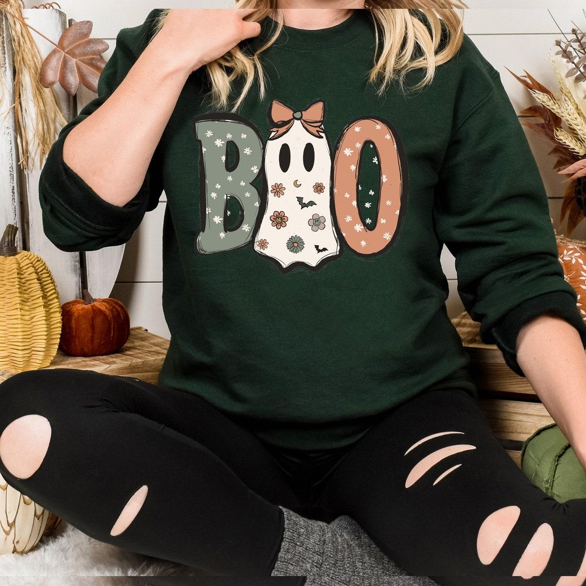 Boo Halloween Vibe Spooky Season Shirt 4