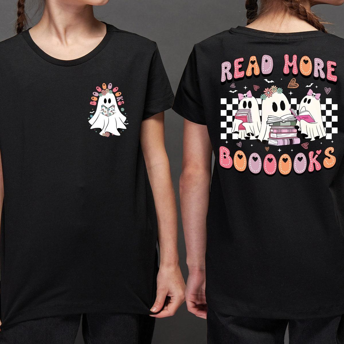 Boooooks Read More Boooks Halloween Shirt 2