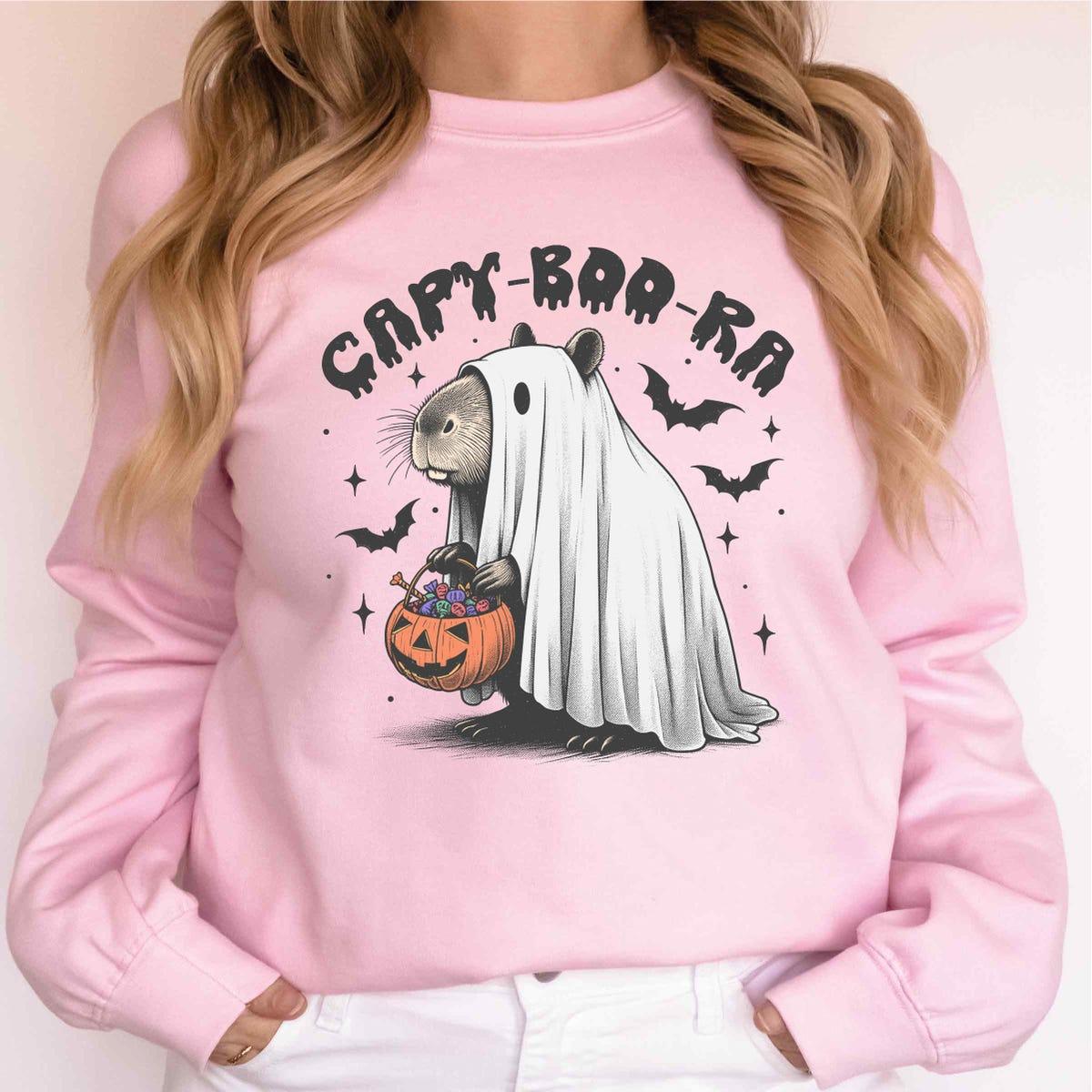 Capy boo ra Halloween Trick Or Treat Capybara Shirt 5