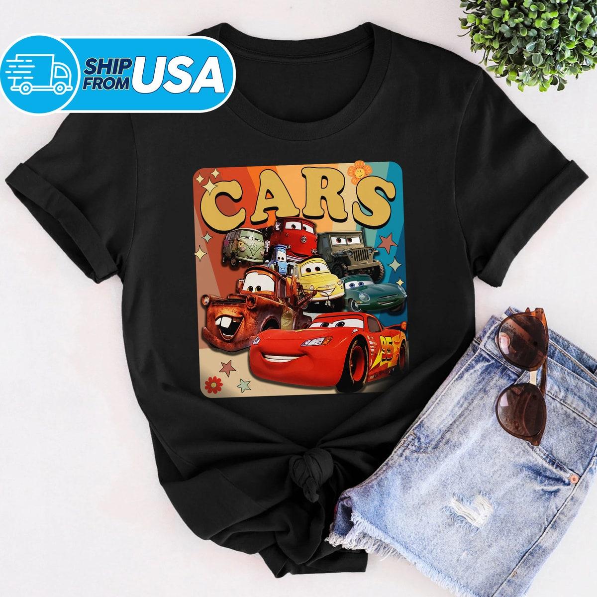 Cars Group Matching Lightning Cars And Friends Shirt 4