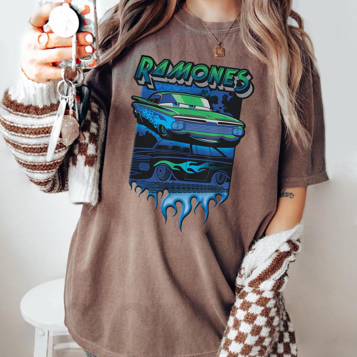 Cars Ramone Big Flames Shirt 4