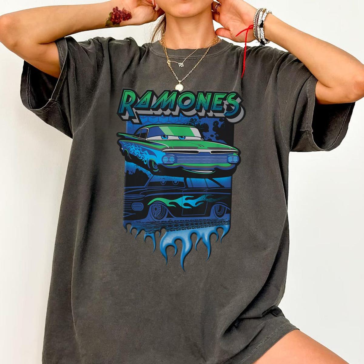 Cars Ramone Big Flames Shirt 5