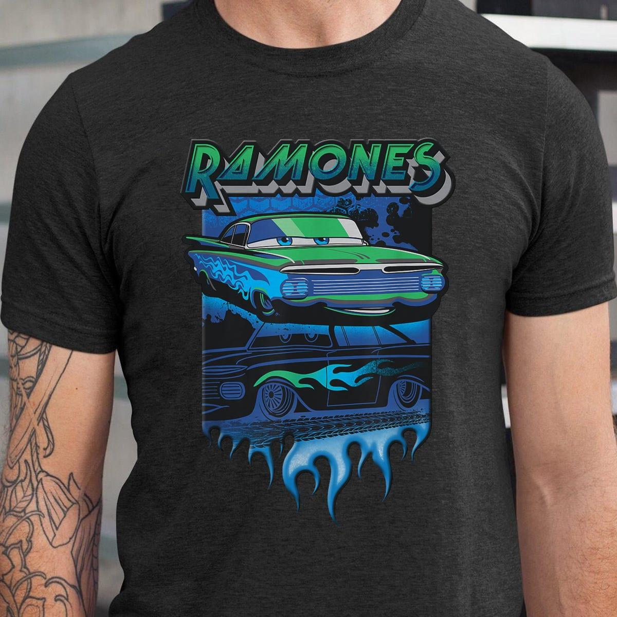 Cars Ramone Big Flames Shirt 6