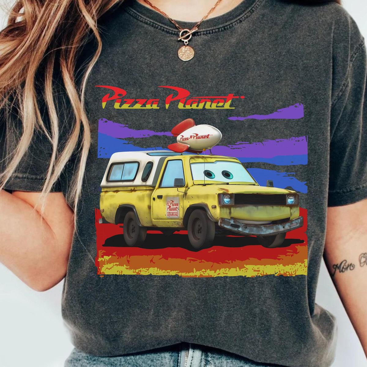 Cars Todd Pizza Planet Truck Toy Story Disney Washed Shirt 1