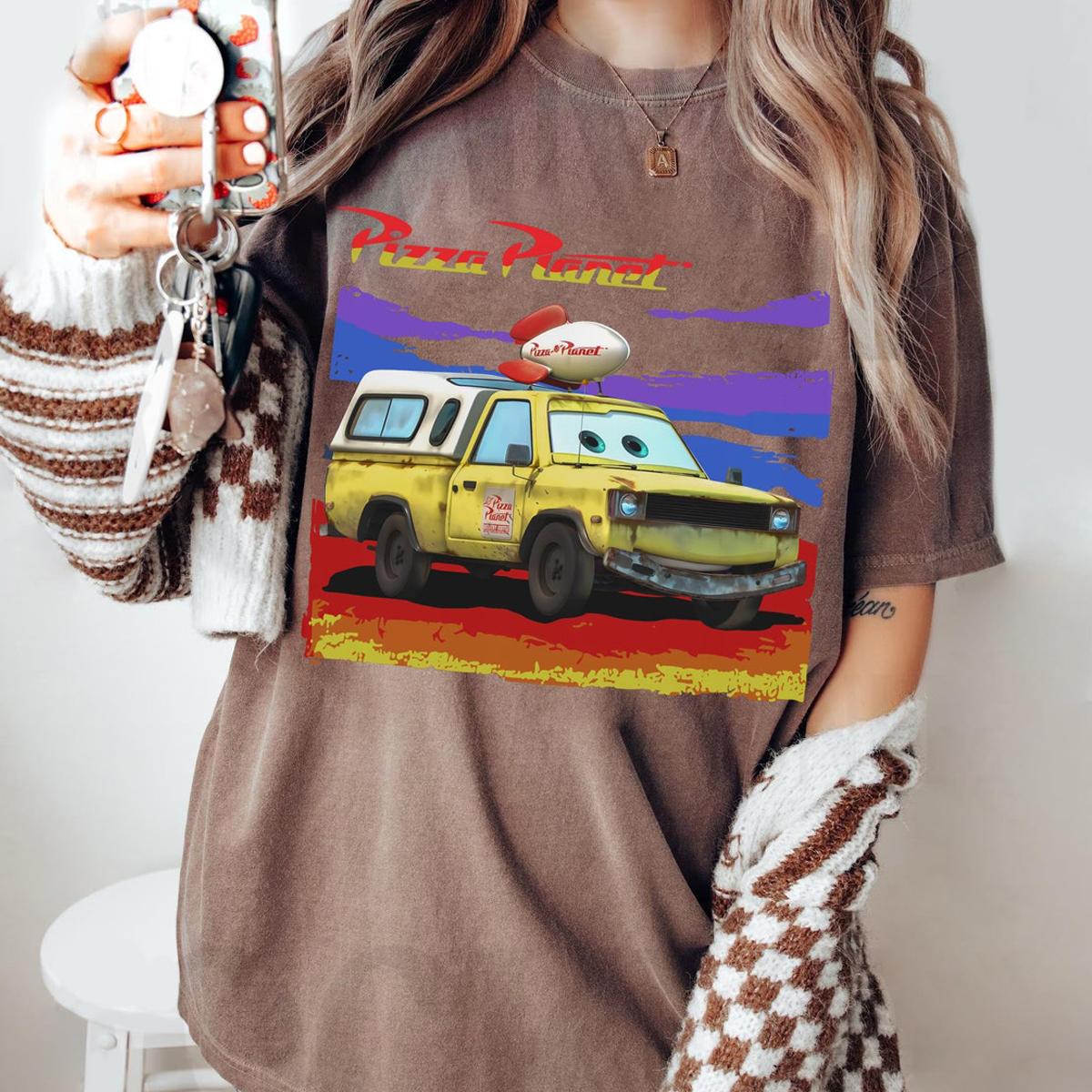 Cars Todd Pizza Planet Truck Toy Story Disney Washed Shirt 6