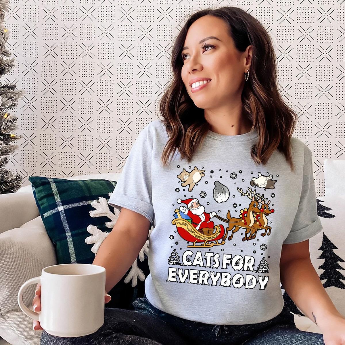 Cats For Everybody Christmas Shirt 3