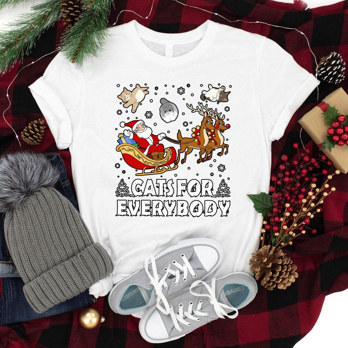 Cats For Everybody Christmas Shirt 4