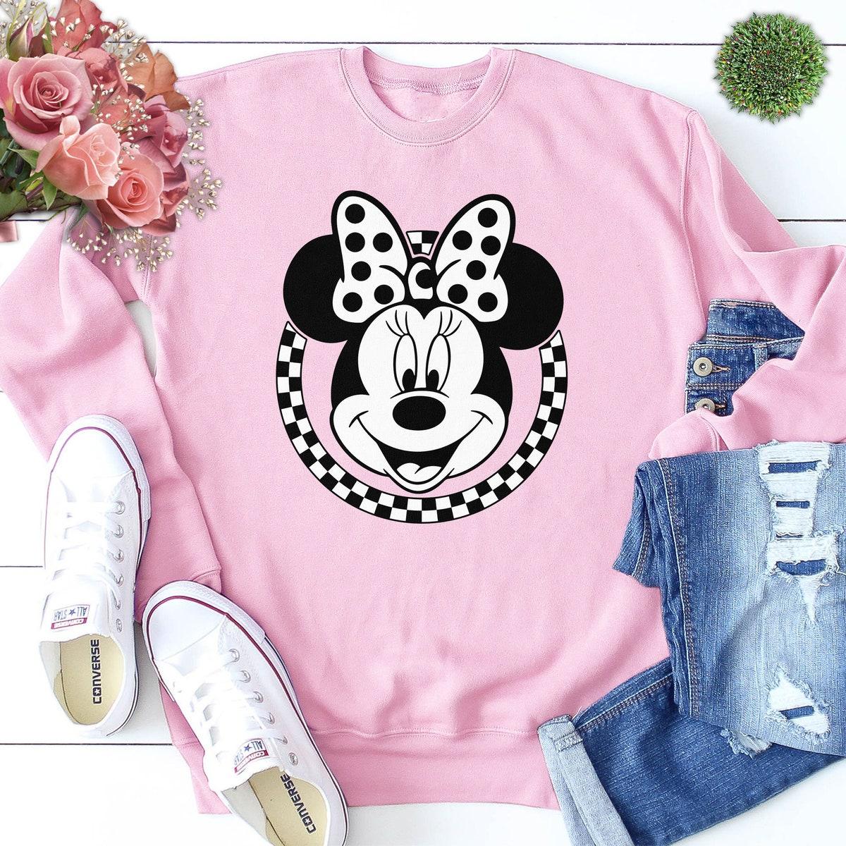 Characters Face Checkerboard Mouse And Friends Matching Shirt 3