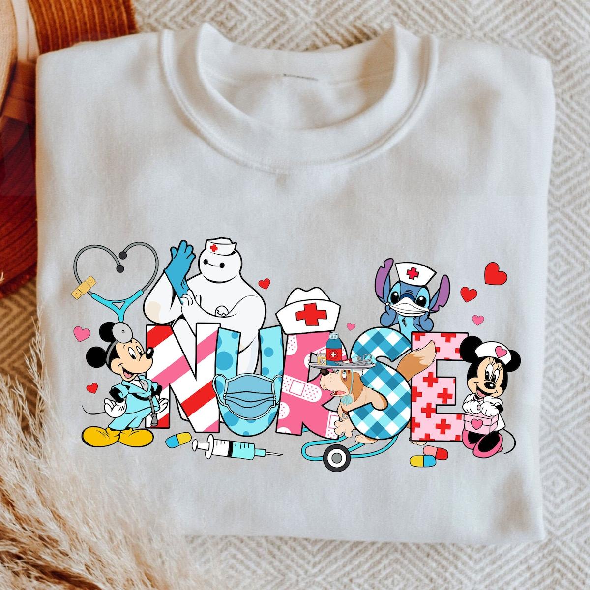 Characters Nurse Nurse Day Disney Shirt 1