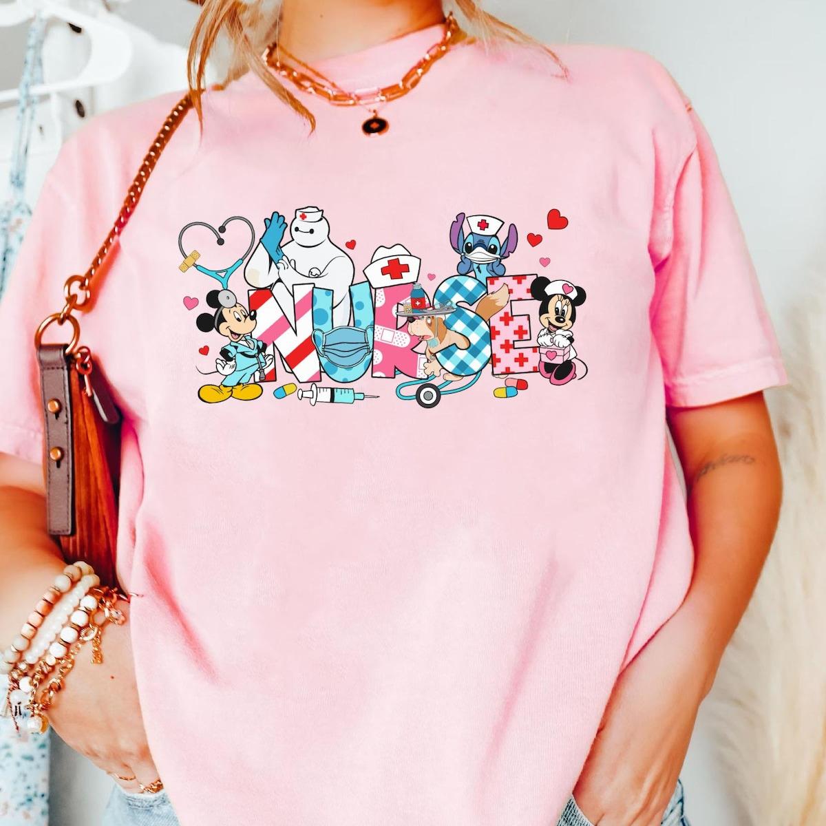 Characters Nurse Nurse Day Disney Shirt 2