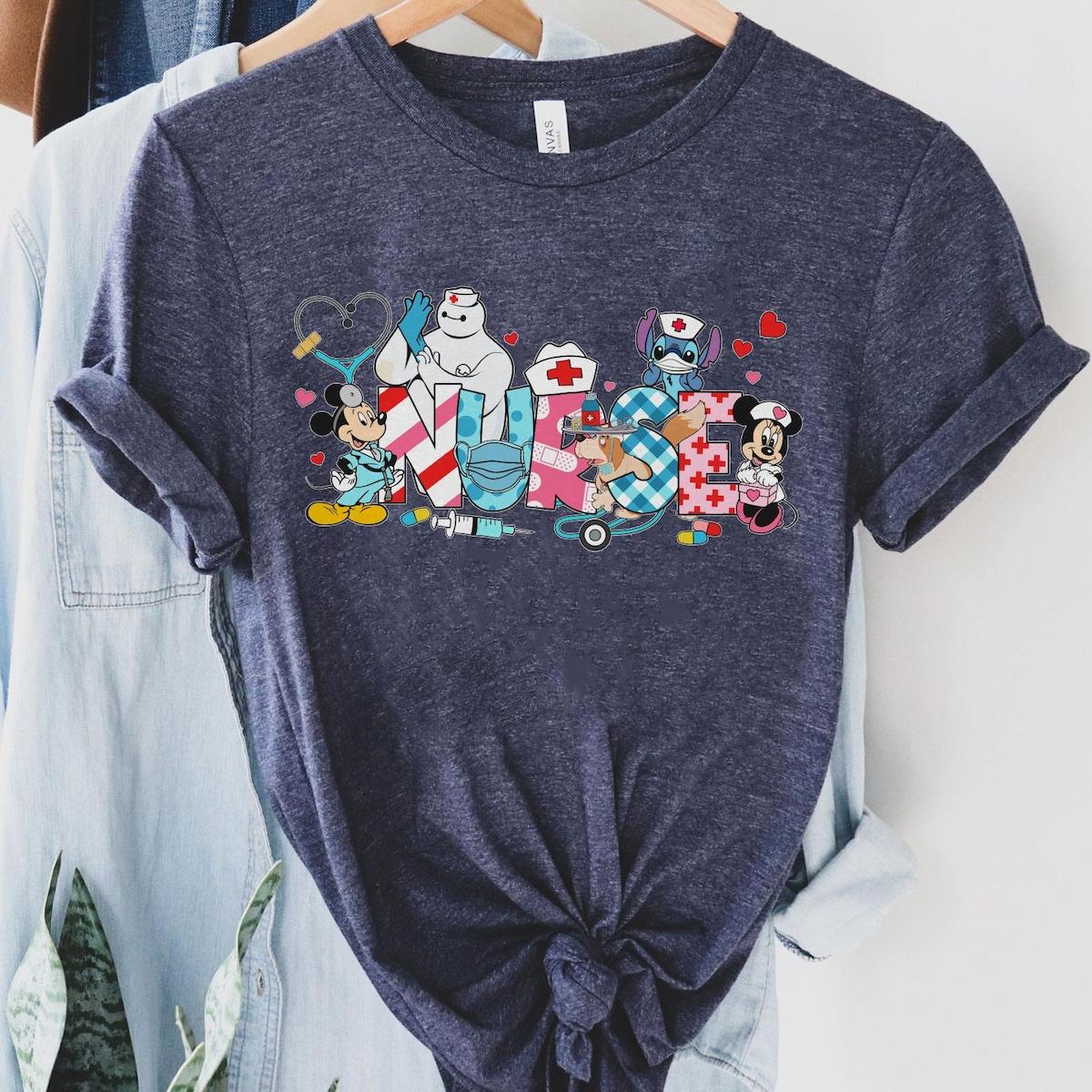 Characters Nurse Nurse Day Disney Shirt 3