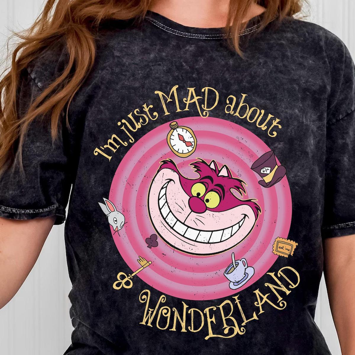 Cheshire Cat I'm Just Mad About Wonder 2024 Shirt 1