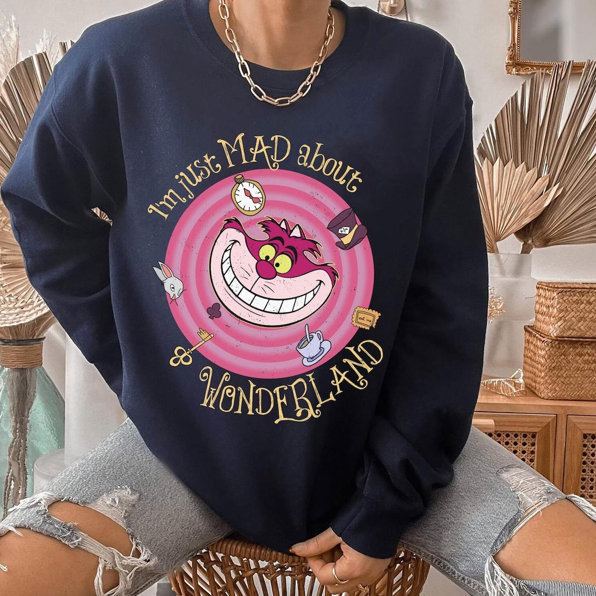 Cheshire Cat I'm Just Mad About Wonder 2024 Shirt 4