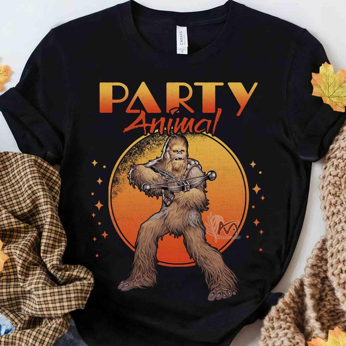 Chewie Party Animal Star Wars Chewbacca Shirt 2