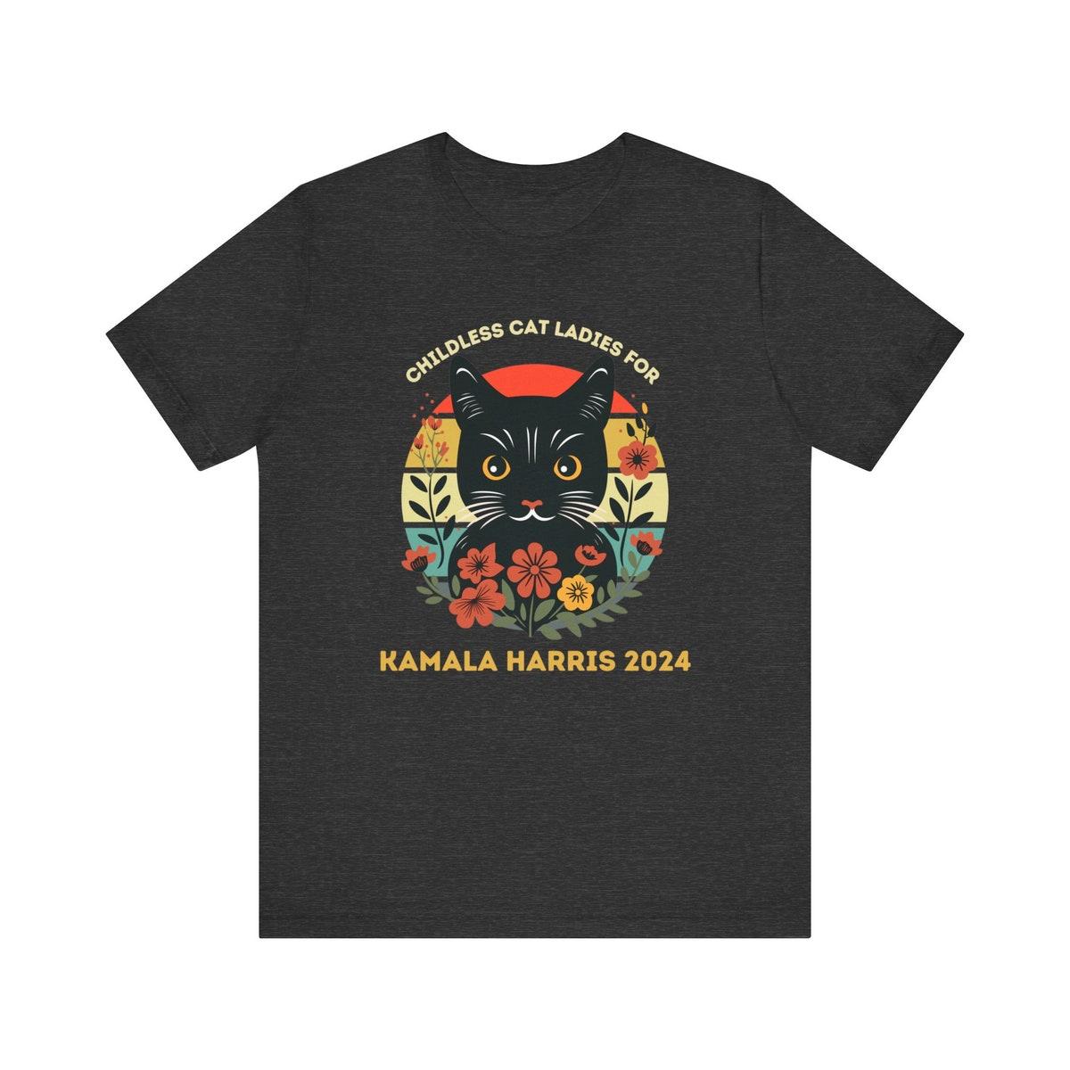 Childless Cat Ladies For Kamala Harris 2024 Kamala Shirt 7