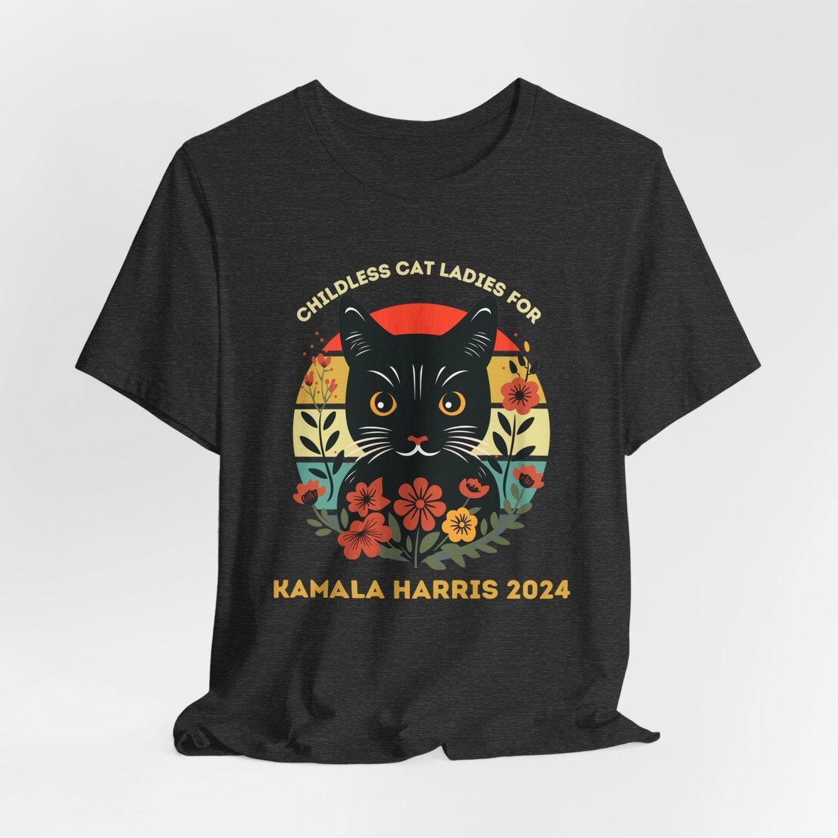 Childless Cat Ladies For Kamala Harris 2024 Kamala Shirt 9