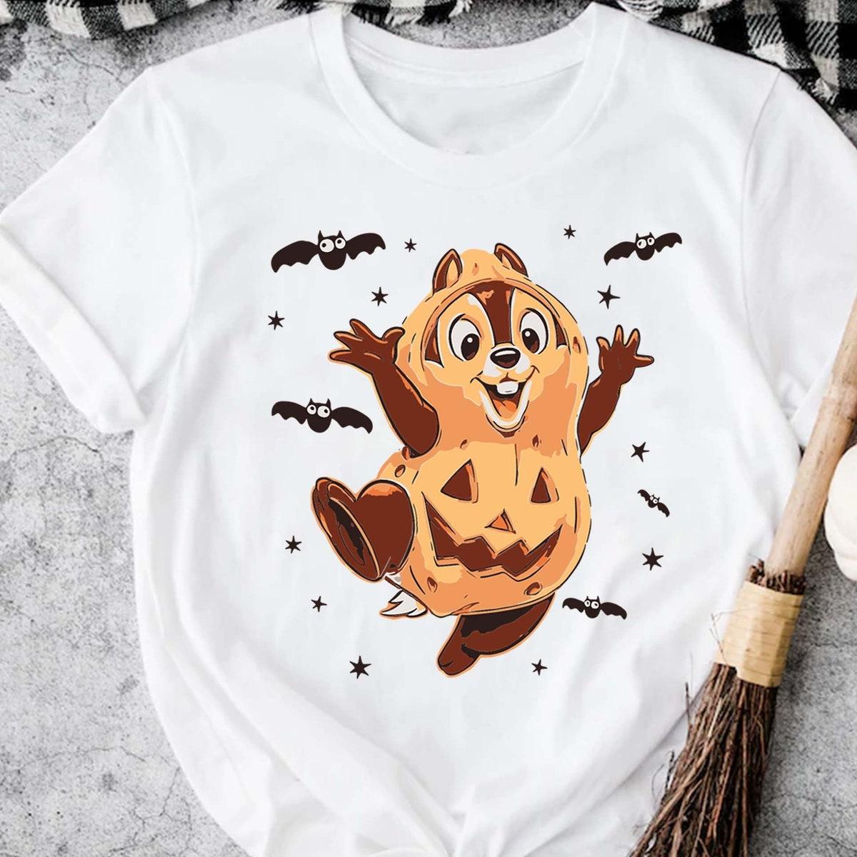 Chip N Dale Double Trouble Pumpkin Costume Shirt 1