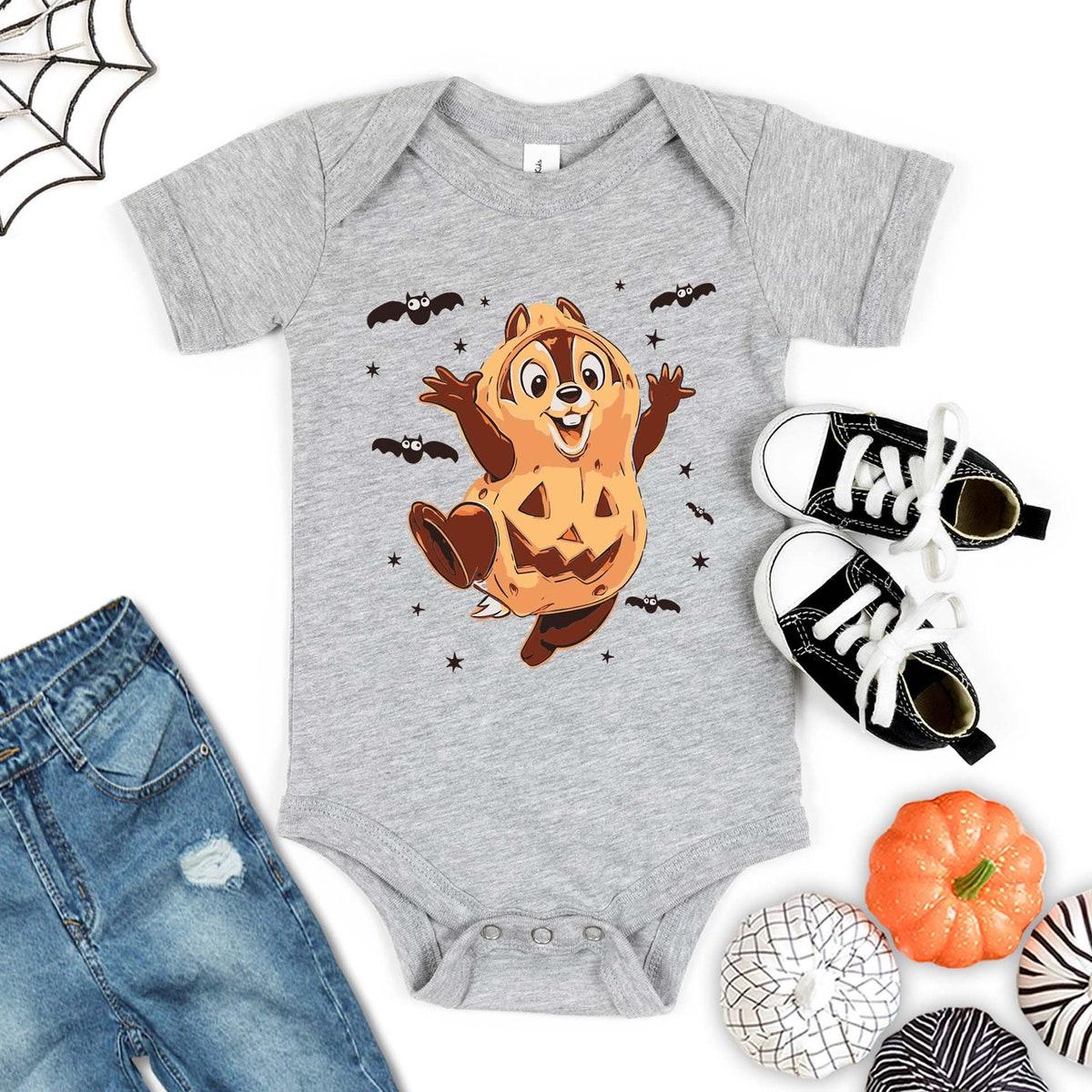 Chip N Dale Double Trouble Pumpkin Costume Shirt 3