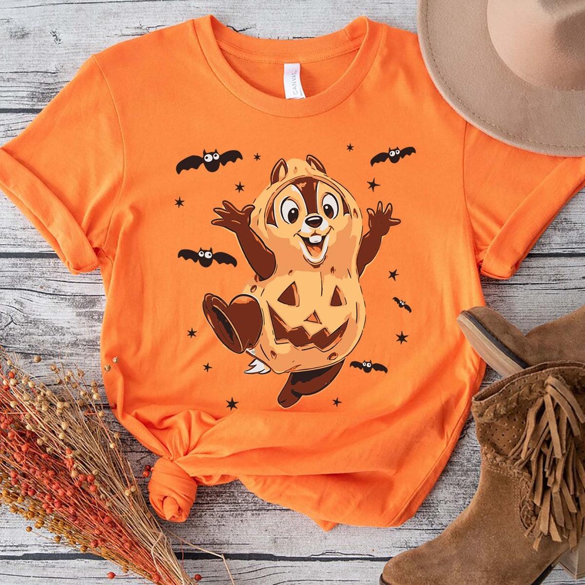 Chip N Dale Double Trouble Pumpkin Costume Shirt 4