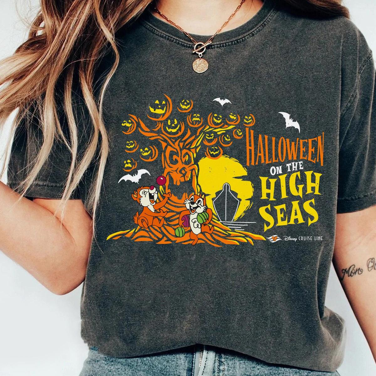 Chip N Dale Halloween On The High Seas Shirt 3