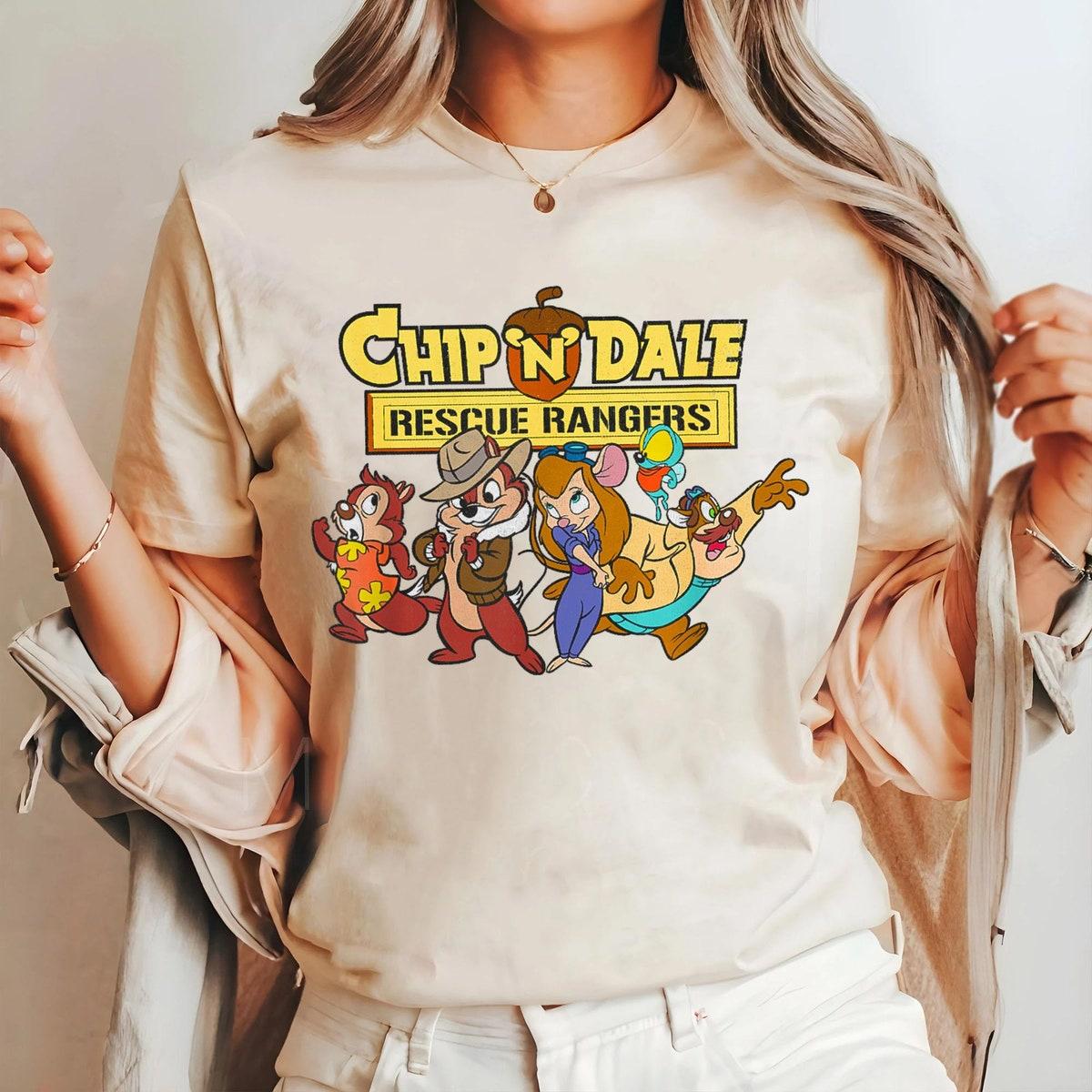 Chipmunk Brother Chip N Dale Rescue Rangers Shirt 1