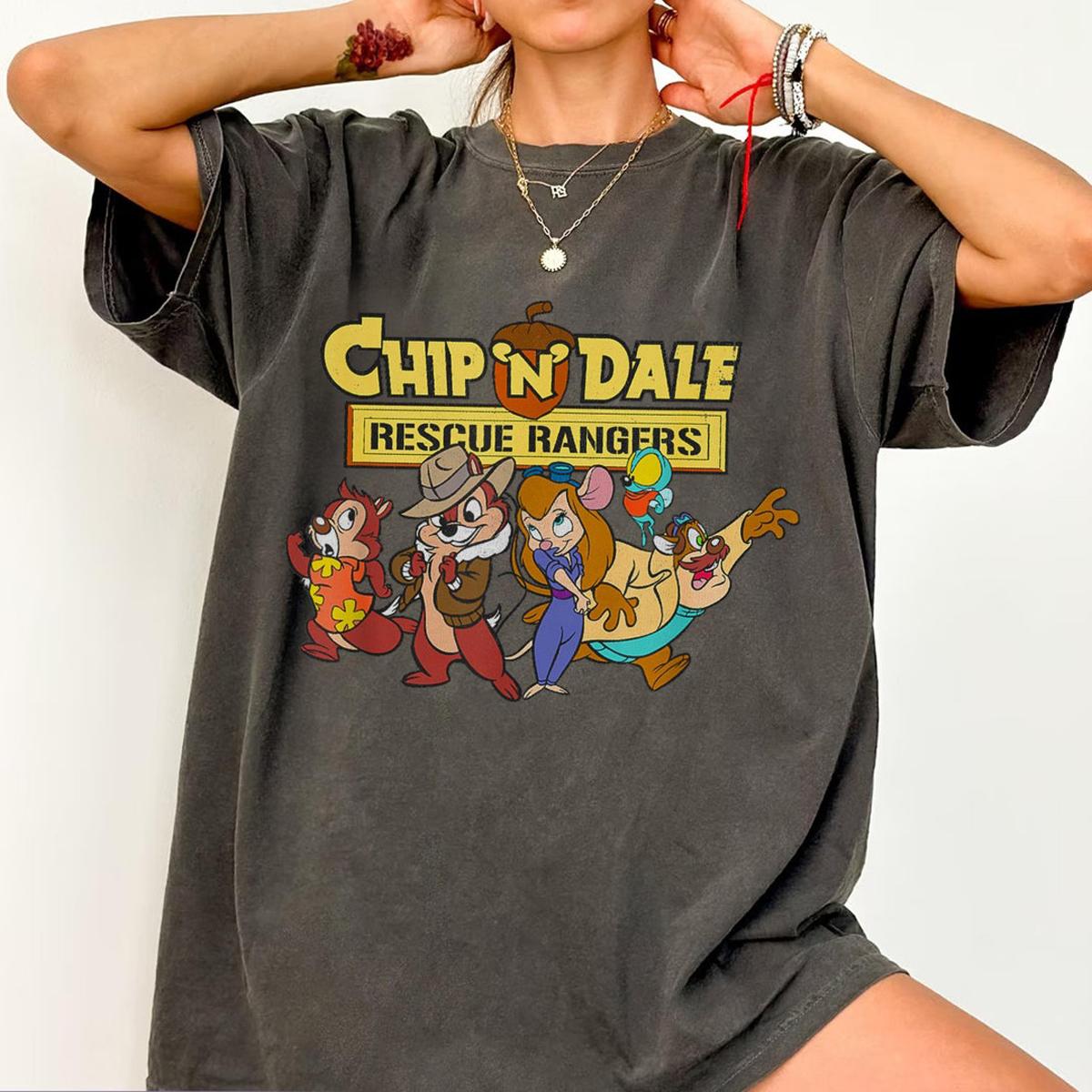 Chipmunk Brother Chip N Dale Rescue Rangers Shirt 2