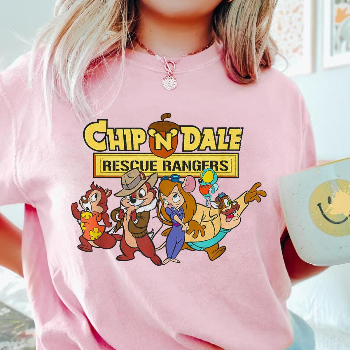 Chipmunk Brother Chip N Dale Rescue Rangers Shirt 5