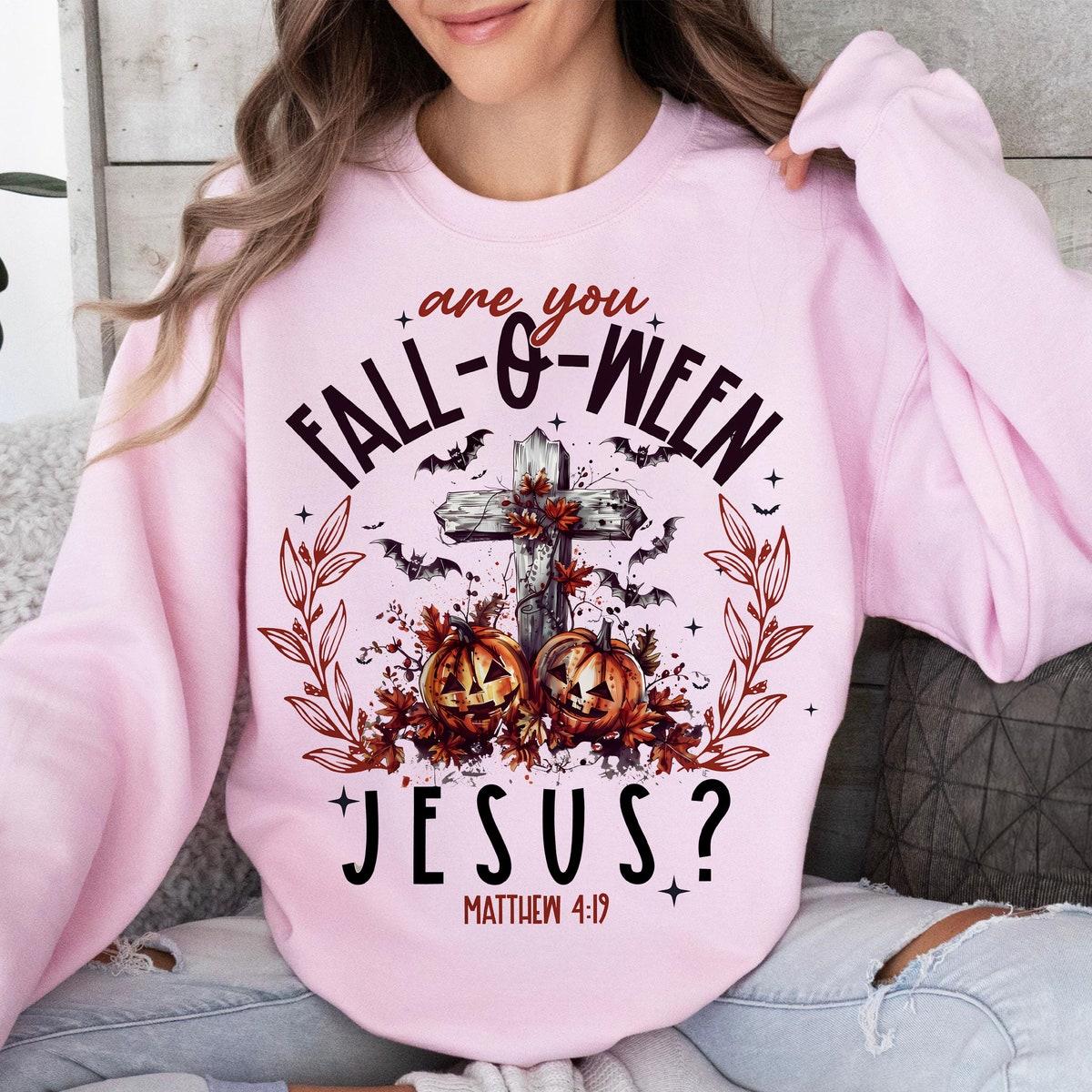 Christian Halloween Are You Fall o ween Jesus Shirt 2