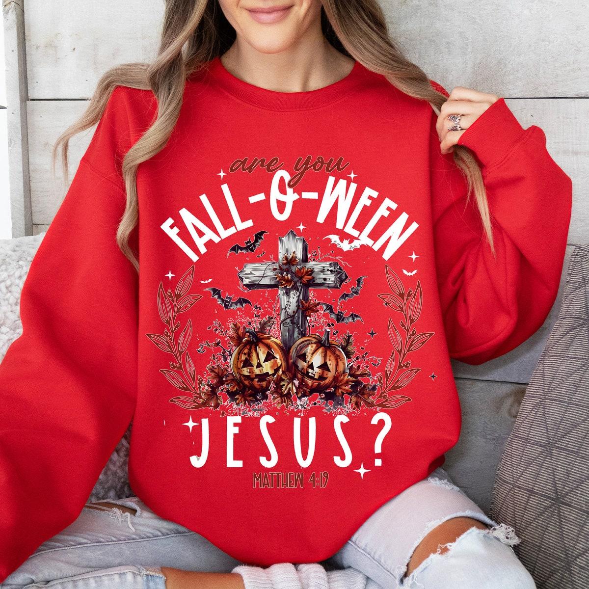 Christian Halloween Are You Fall o ween Jesus Shirt 3