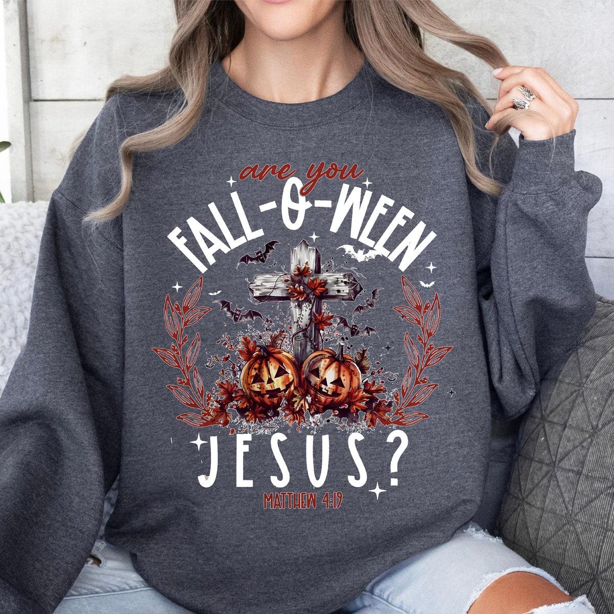 Christian Halloween Are You Fall o ween Jesus Shirt 5