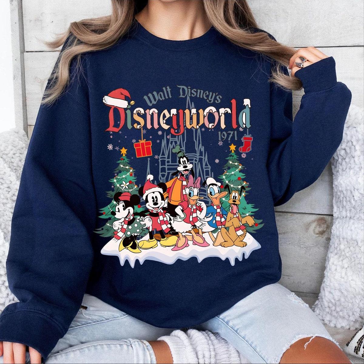 Christmas Walt Disney's Disneyworld 1971 Family Matching Shirt 2