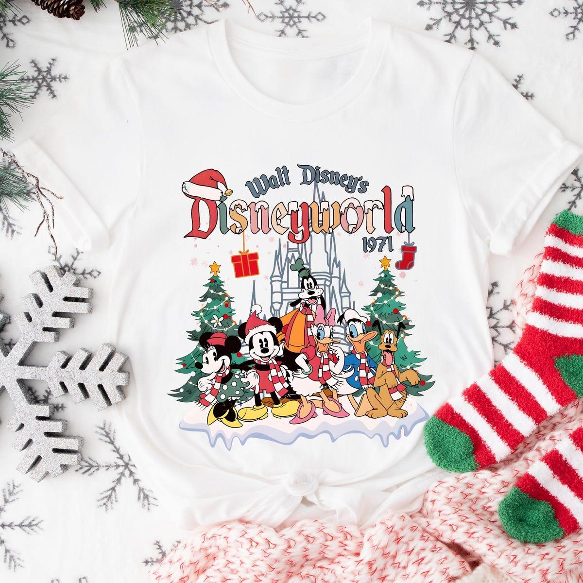 Christmas Walt Disney's Disneyworld 1971 Family Matching Shirt 6