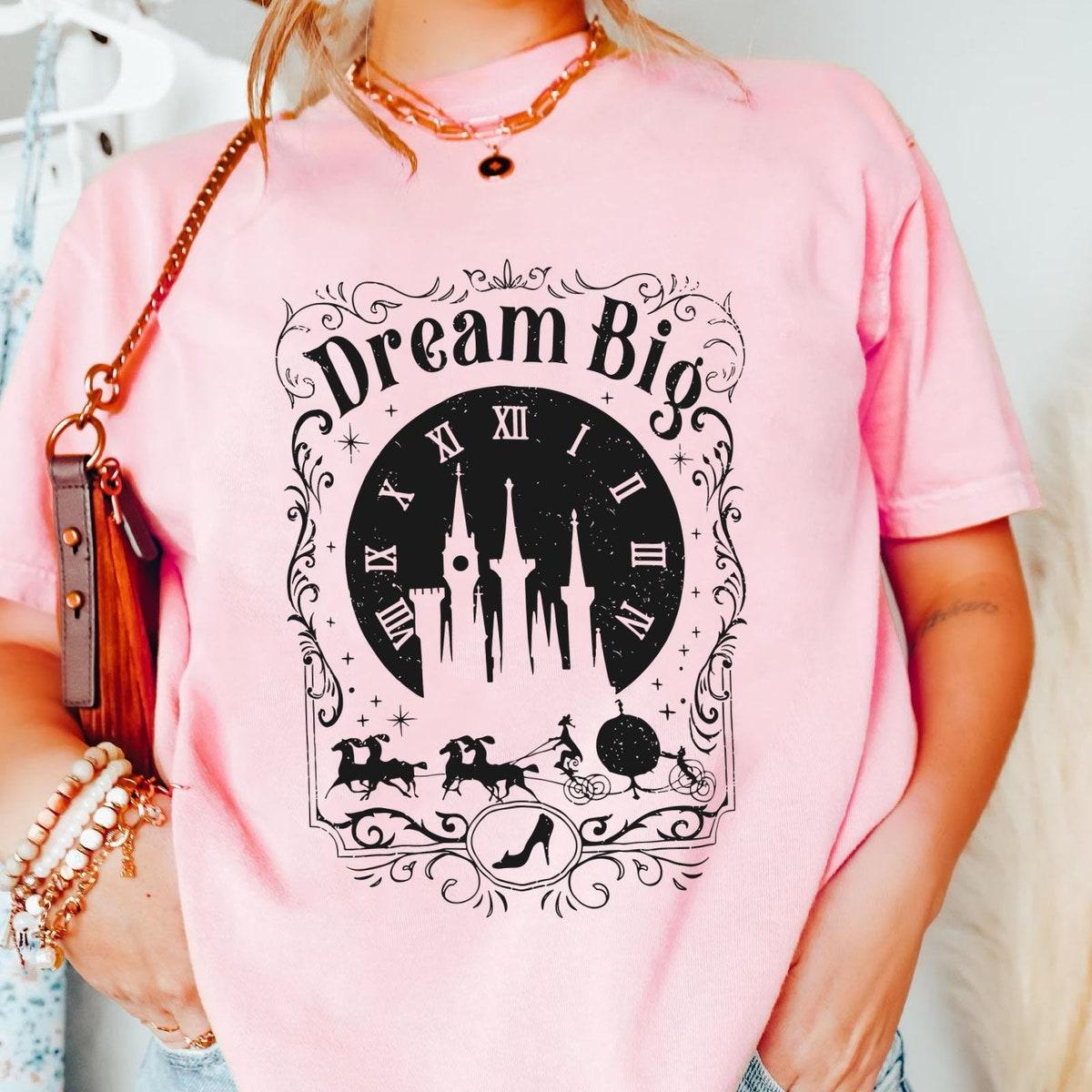 Cinderella Dream Big Midnight Group Girls Matching Trip Shirt 2