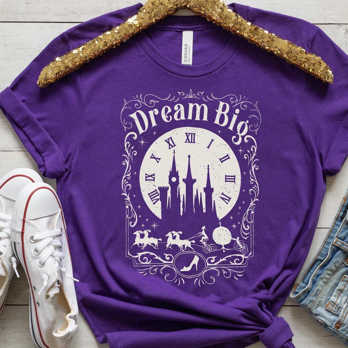 Cinderella Dream Big Midnight Group Girls Matching Trip Shirt 6