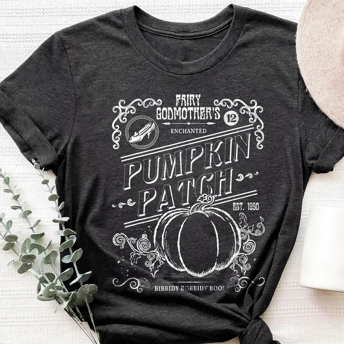 Cinderella Halloween Pumpkin Patch Shirt 3