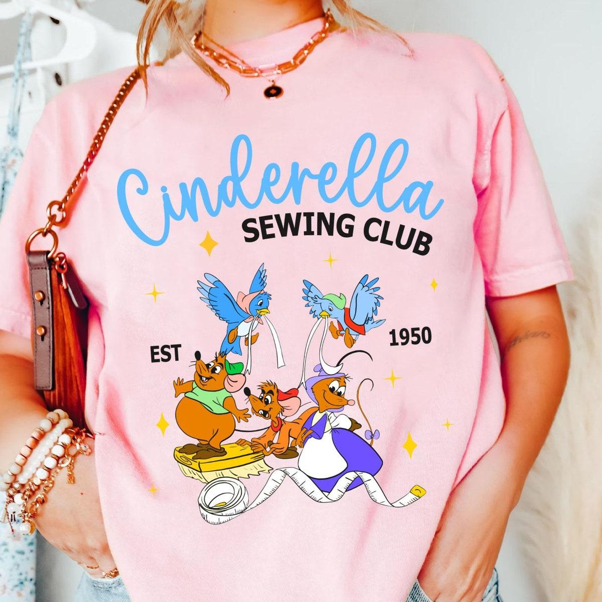 Cinderella Princess Dressmaking Sewing Club Est 1950 Shirt 3