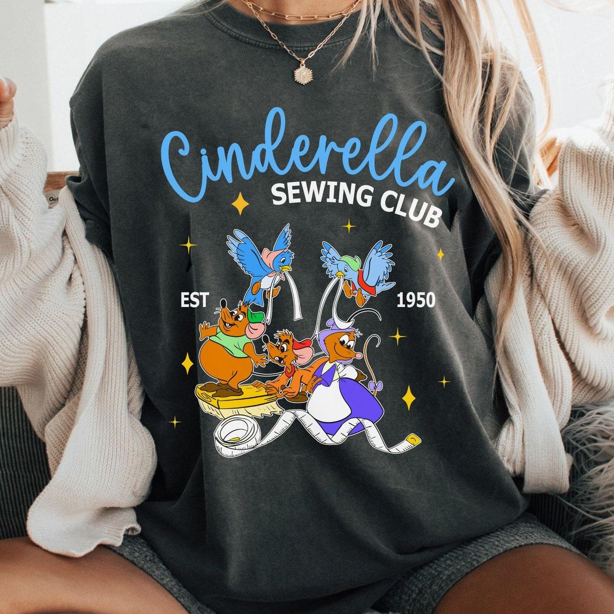 Cinderella Princess Dressmaking Sewing Club Est 1950 Shirt 4