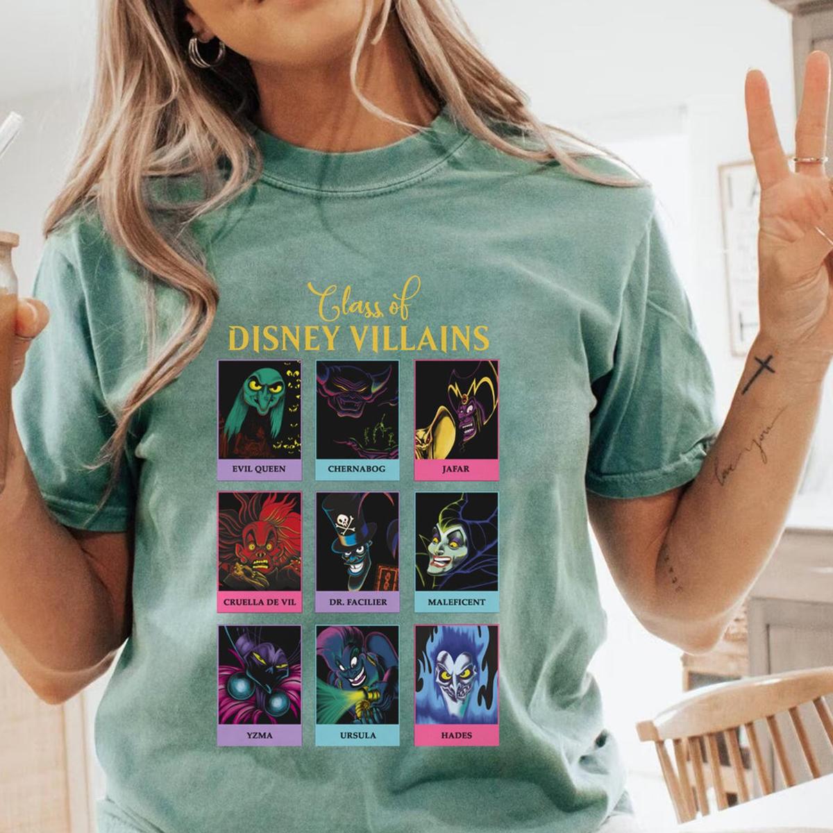 Class Of Disney Villains Yearbook Shirt 3