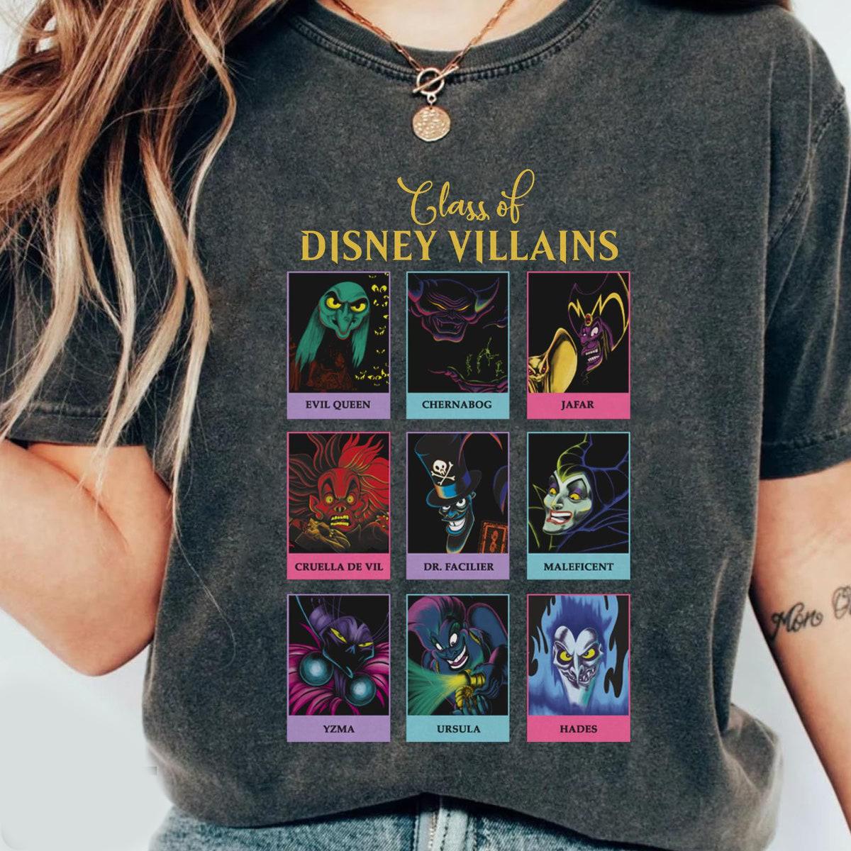 Class Of Disney Villains Yearbook Shirt 4