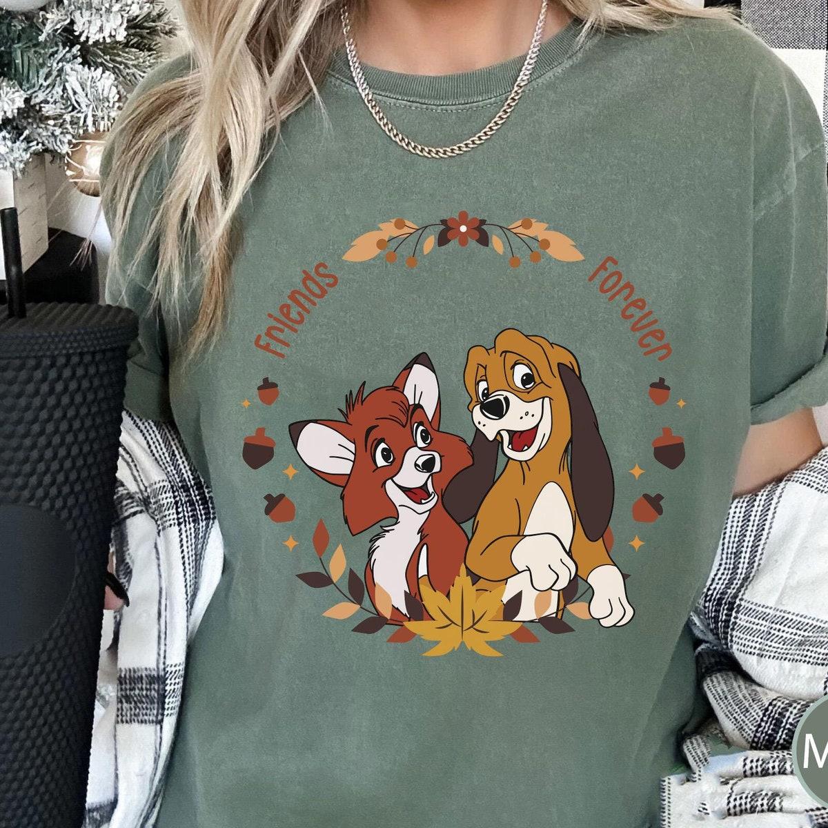 Copper And Todd Friends Forever The Fox And The Hound Shirt 3