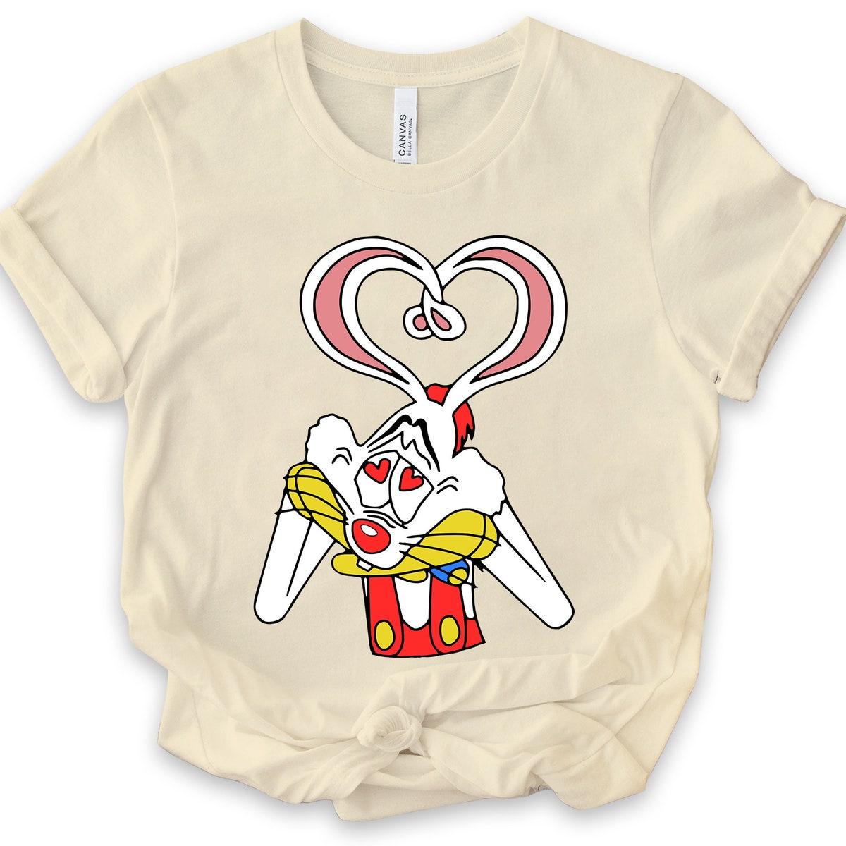 Custom Couple Roger Rabbit Jessica Rabbit Who Framed Roger Rabbit Shirt 2