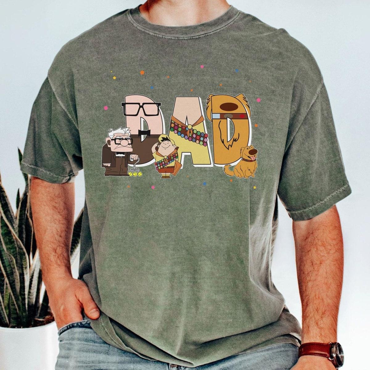 Custom Dad Up Movie Personalized Father's Day Shirt 3